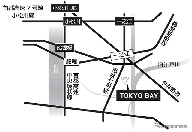 トライアンフ東京ベイ（地図）