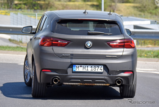 BMW X2 改良新型プロトタイプ(スクープ写真)