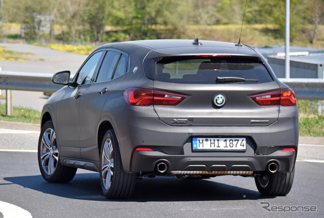 BMW X2 改良新型プロトタイプ(スクープ写真)