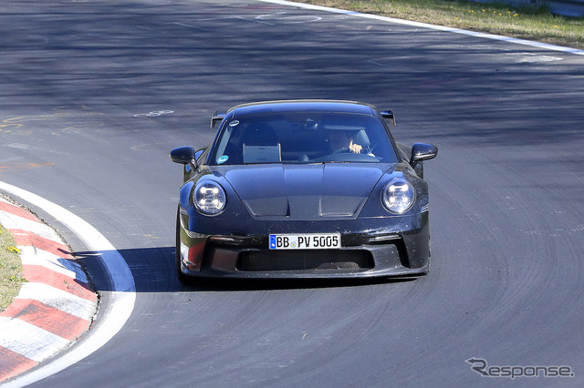 ポルシェ 911 GT3 開発車両(スクープ写真)