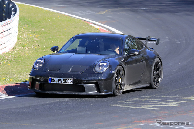 ポルシェ 911 GT3 開発車両（スクープ写真）