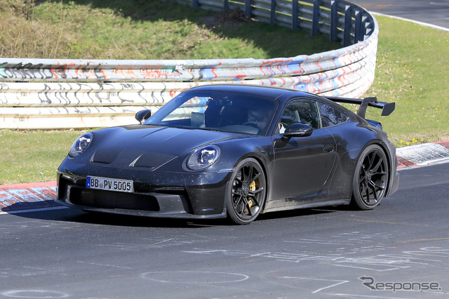 ポルシェ 911 GT3 開発車両(スクープ写真)