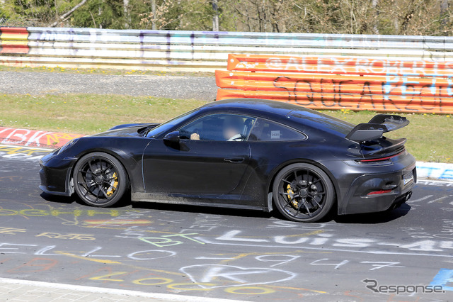 ポルシェ 911 GT3 開発車両(スクープ写真)