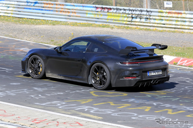 ポルシェ 911 GT3 開発車両（スクープ写真）