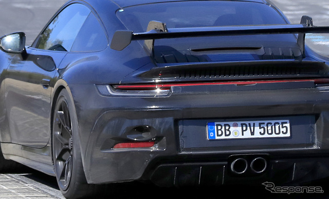 ポルシェ 911 GT3 開発車両(スクープ写真)