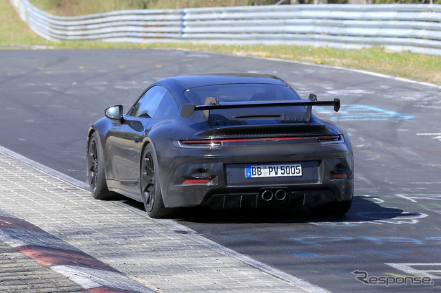 ポルシェ 911 GT3 開発車両(スクープ写真)