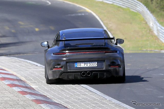 ポルシェ 911 GT3 開発車両(スクープ写真)