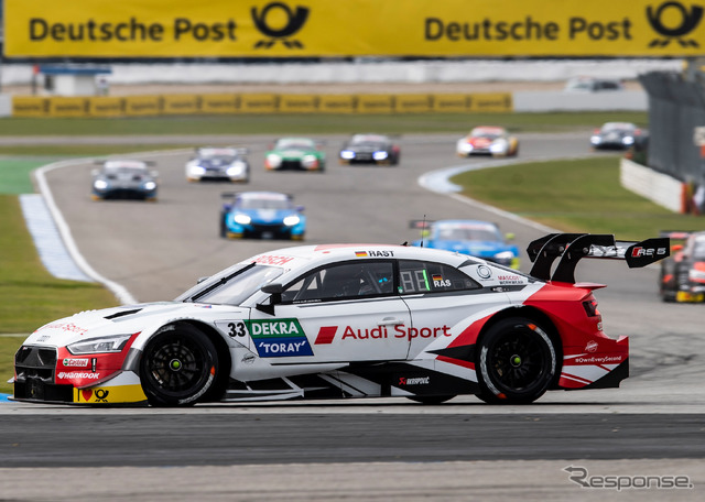 DTM 2019年シーズン最終大会の模様（開催地：ホッケンハイム）。