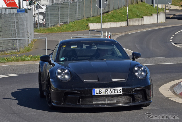 ポルシェ 911 GT3 ツーリング 開発車両(スクープ写真)