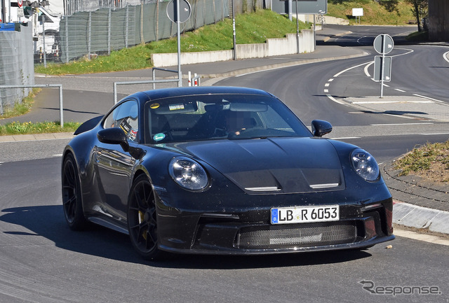 ポルシェ 911 GT3 ツーリング 開発車両(スクープ写真)