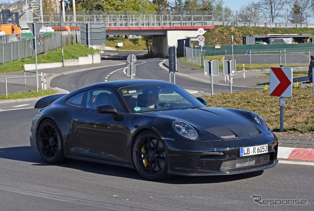 ポルシェ 911 GT3 ツーリング 開発車両（スクープ写真）