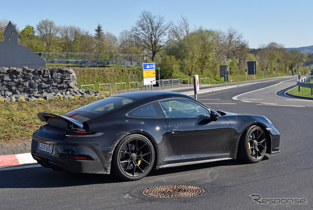 ポルシェ 911 GT3 ツーリング 開発車両(スクープ写真)