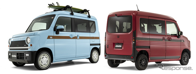DAMD N-VAN MALIBU(左)とN-VAN DENALI(右)