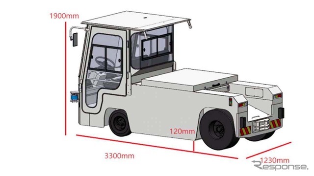 コンパクトなボディながら最大25tまで牽引できる