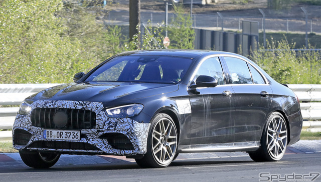 メルセデス AMG E63 改良新型プロトタイプ スクープ写真