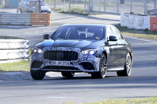 メルセデス AMG E63 改良新型プロトタイプ スクープ写真
