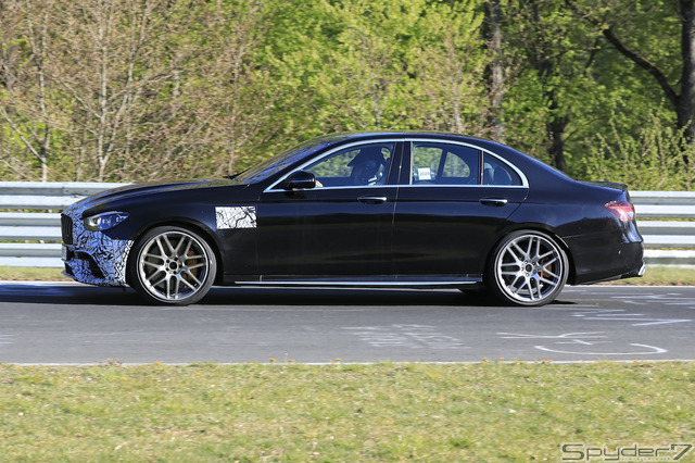 メルセデス AMG E63 改良新型プロトタイプ スクープ写真