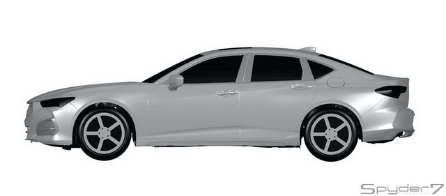 アキュラ TLX 新型 特許画像