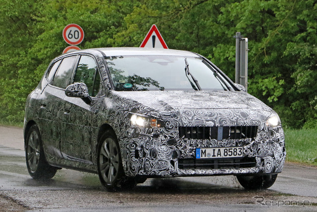 BMW 2シリーズ アクティブツアラー 次期型プロトタイプ(スクープ写真)