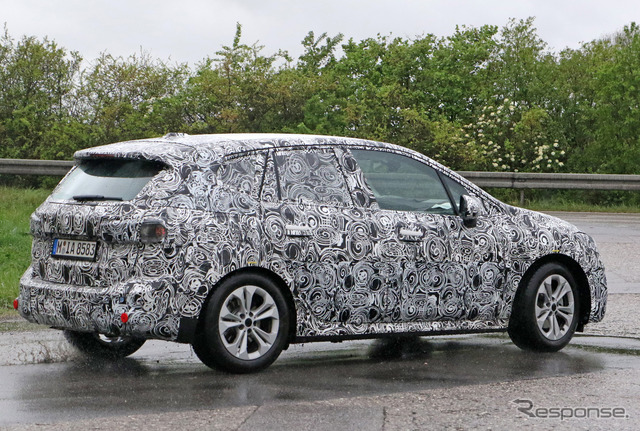 BMW 2シリーズ アクティブツアラー 次期型プロトタイプ(スクープ写真)