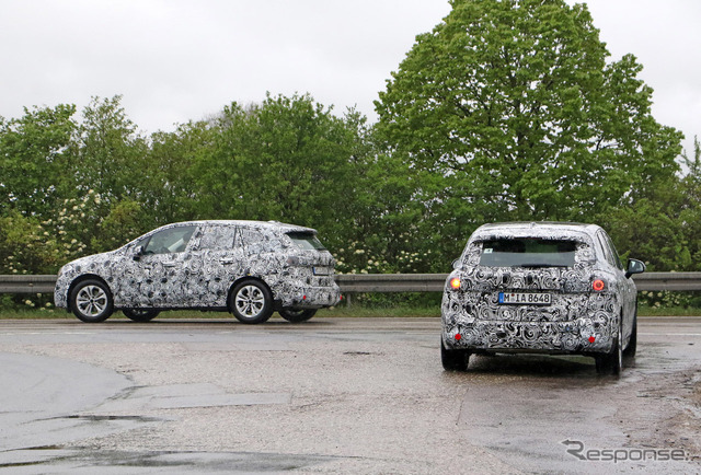 BMW 2シリーズ アクティブツアラー 次期型プロトタイプ(スクープ写真)