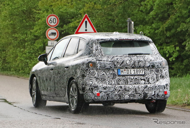 BMW 2シリーズ アクティブツアラー 次期型プロトタイプ(スクープ写真)