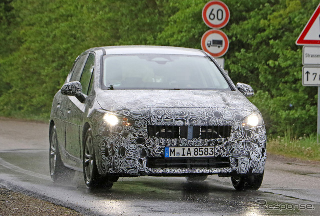 BMW 2シリーズ アクティブツアラー 次期型プロトタイプ(スクープ写真)