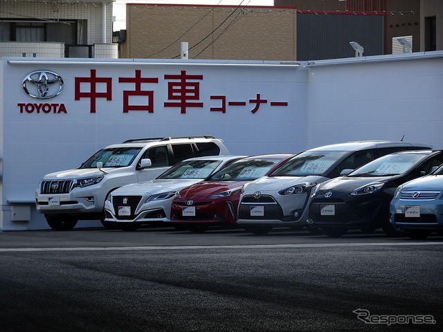 中古車コーナー