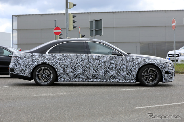 メルセデスベンツ Sクラス 次期型プロトタイプ(スクープ写真)