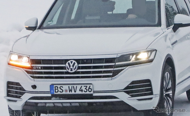 VW トゥアレグ GTE 開発車両(スクープ写真)