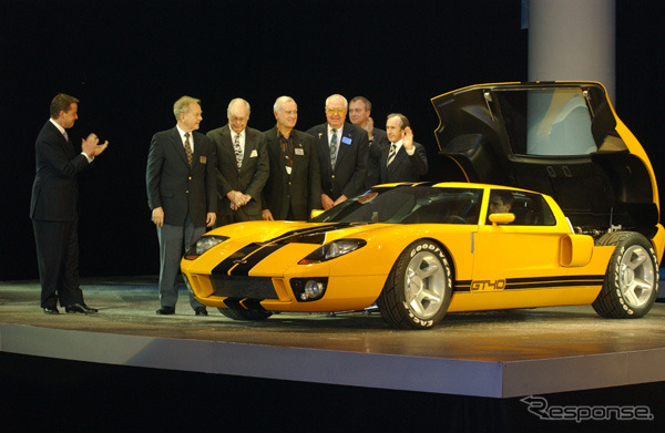 【デトロイトショー2002速報】フォードはルマンへ……『GT40』コンセプト