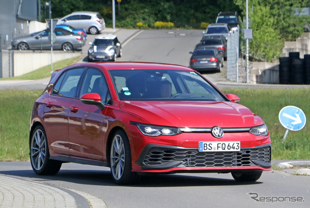 VW ゴルフGTI TCR 市販型プロトタイプ(スクープ写真)