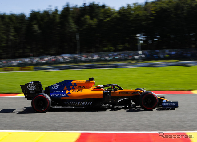 #55 サインツJr./マクラーレン(写真は19年ベルギーGP)