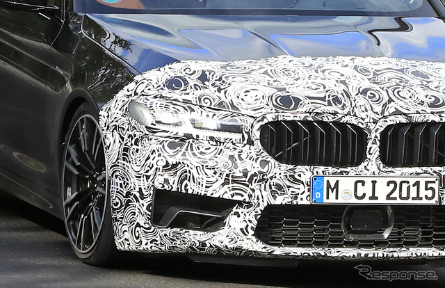 BMW M5 セダン 改良新型プロトタイプ(スクープ写真)