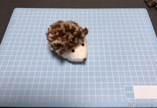 ふわふわアニマルキット ハリネズミ を作ってみた