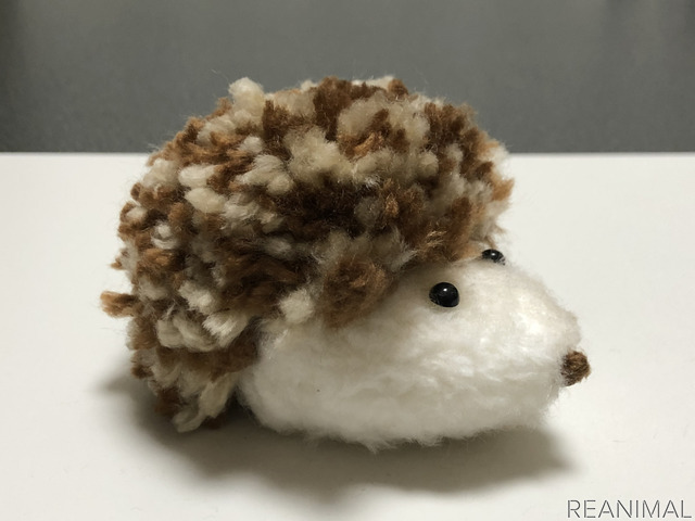 ふわふわアニマルキット ハリネズミ を作ってみた