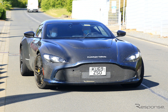アストンマーティン DBS GT ザガート 市販型プロトタイプ(スクープ写真)