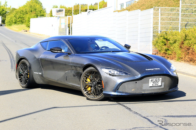 アストンマーティン DBS GT ザガート 市販型プロトタイプ(スクープ写真)