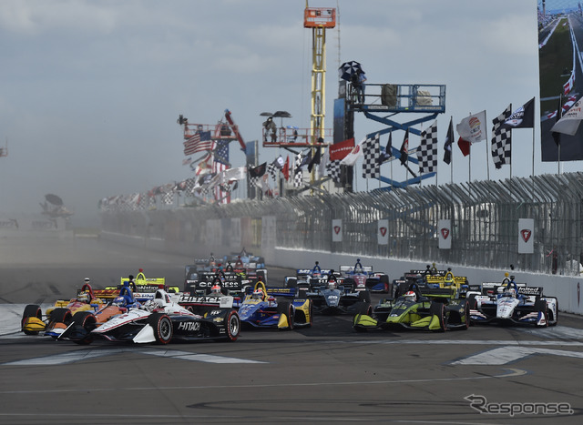 2019年のINDYCARセント・ピーターズバーグ戦。