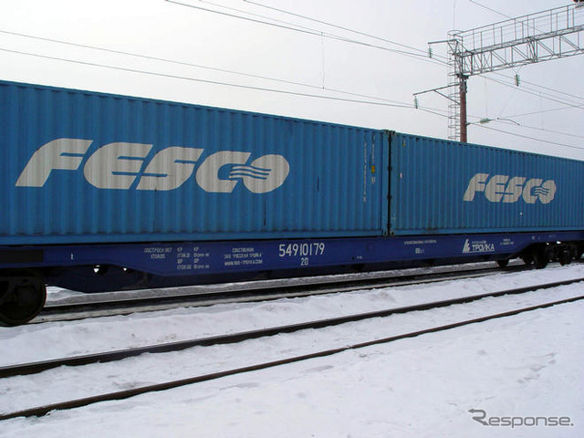 日通、ロシアで鉄道での一貫輸送サービスを本格販売