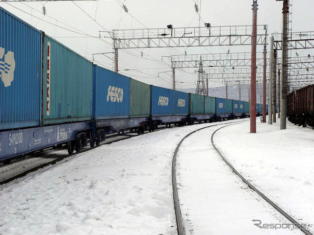 日通、ロシアで鉄道での一貫輸送サービスを本格販売