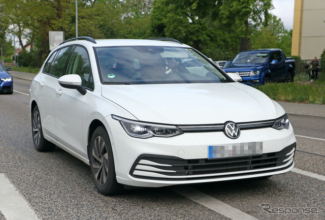 VW ゴルフヴァリアント 新型プロトタイプ(スクープ写真)