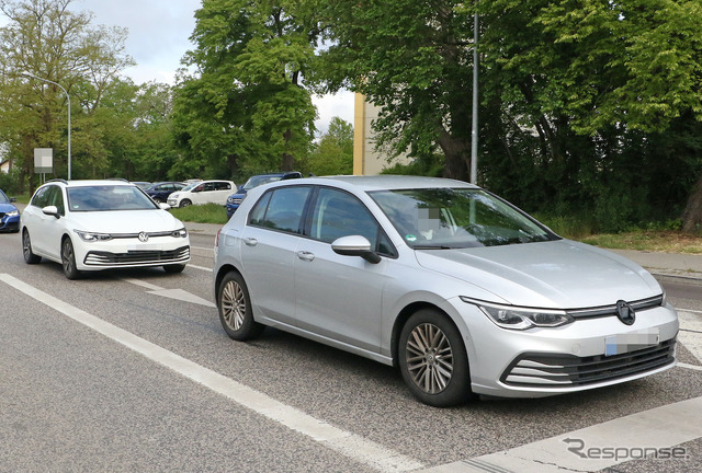 VW ゴルフヴァリアント 新型プロトタイプ(スクープ写真)