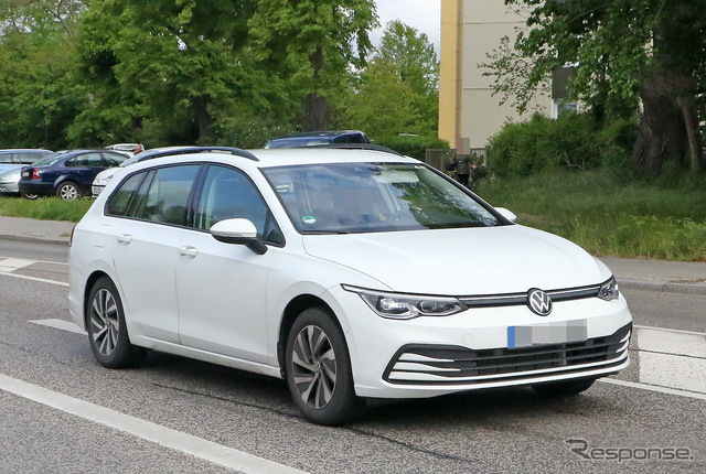 VW ゴルフヴァリアント 新型プロトタイプ(スクープ写真)