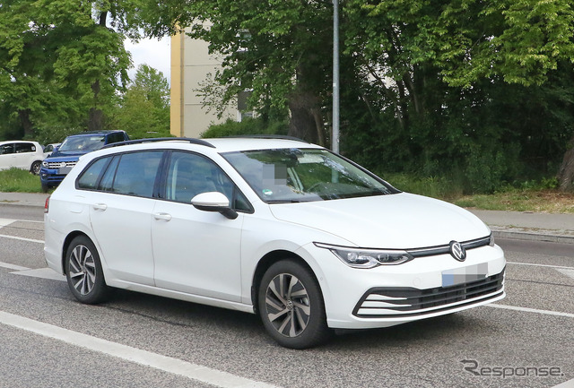 VW ゴルフヴァリアント 新型プロトタイプ(スクープ写真)