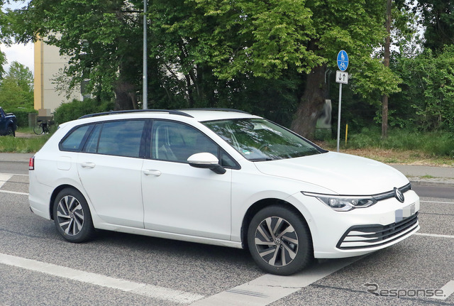 VW ゴルフヴァリアント 新型プロトタイプ(スクープ写真)