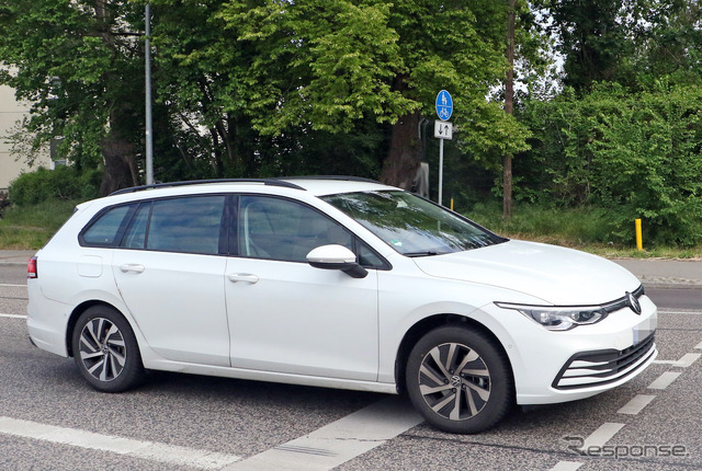 VW ゴルフヴァリアント 新型プロトタイプ(スクープ写真)
