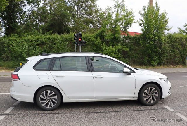 VW ゴルフヴァリアント 新型プロトタイプ(スクープ写真)