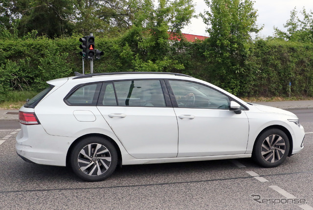 VW ゴルフヴァリアント 新型プロトタイプ(スクープ写真)