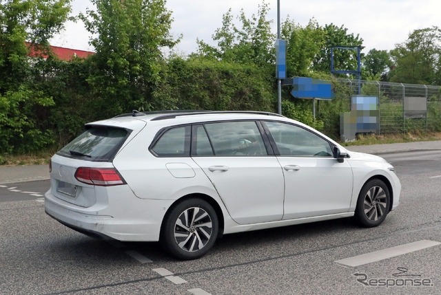 VW ゴルフヴァリアント 新型プロトタイプ(スクープ写真)